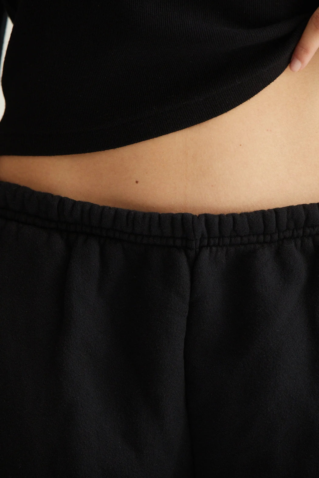 Mila Rib Tank | True Black