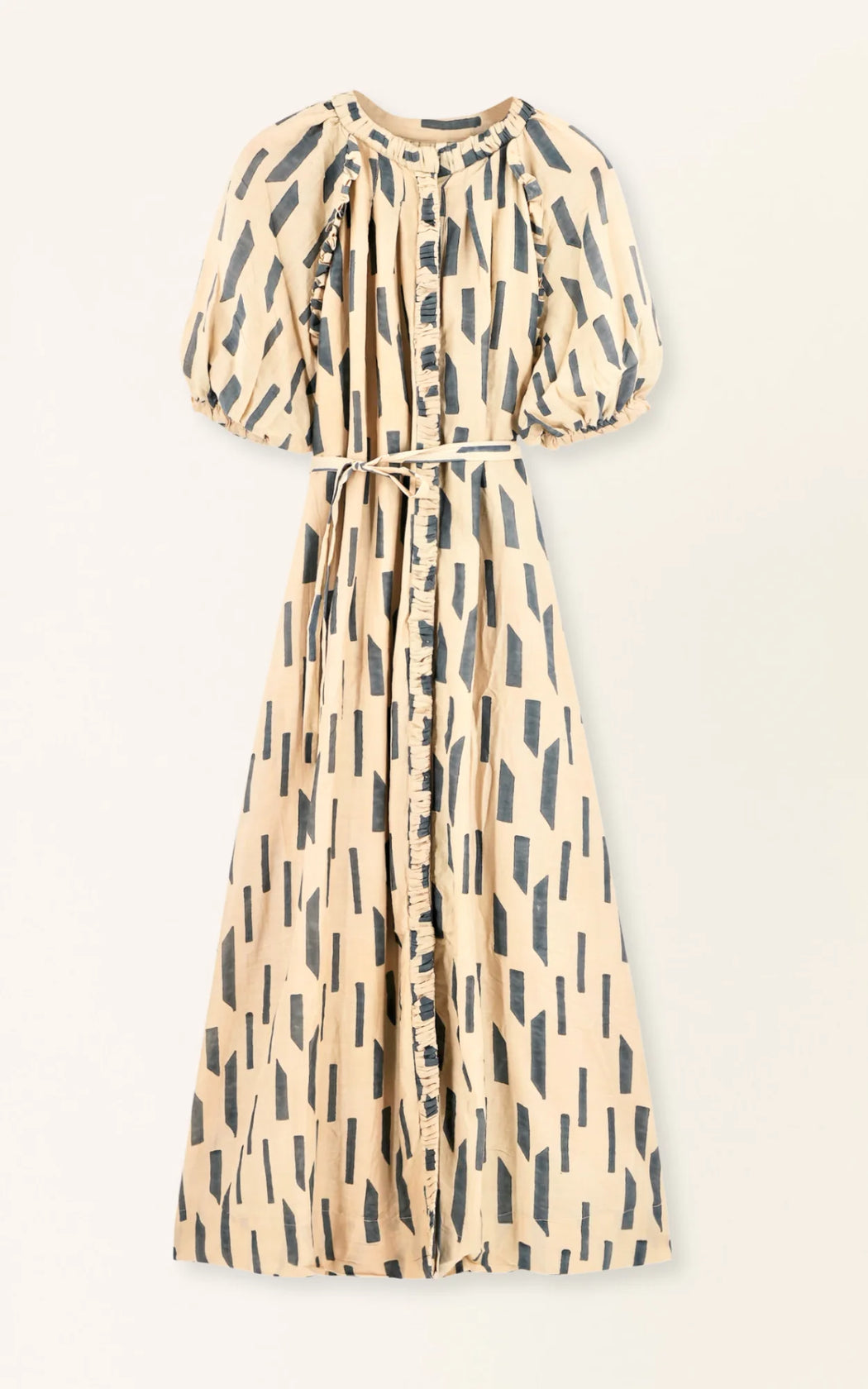 Somerset Dress | Parchment Rainfall
