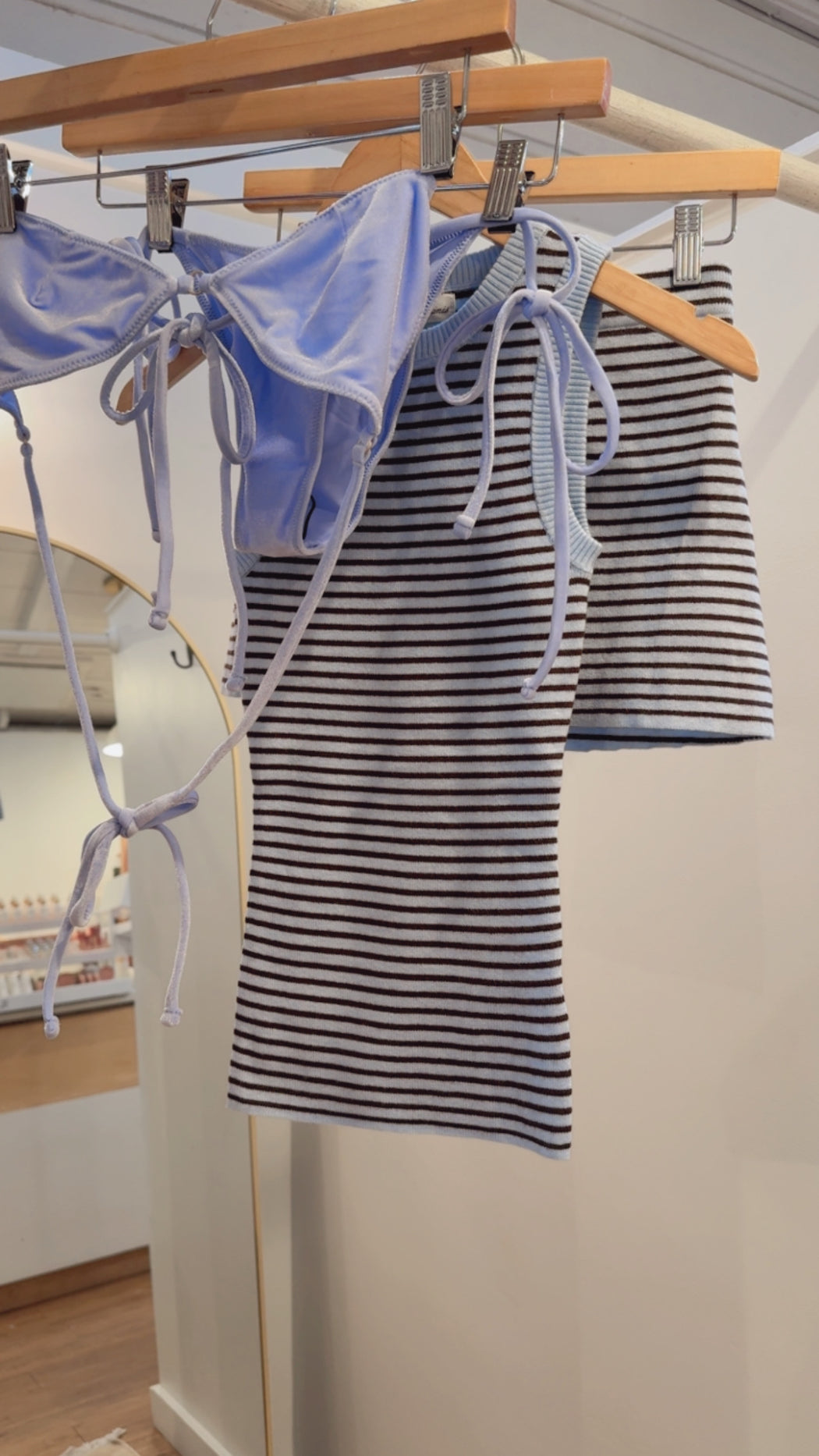 Mackenzie Velvet Bottom | French Blue