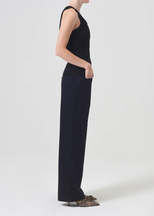 Poppy Scoop Tank | Black