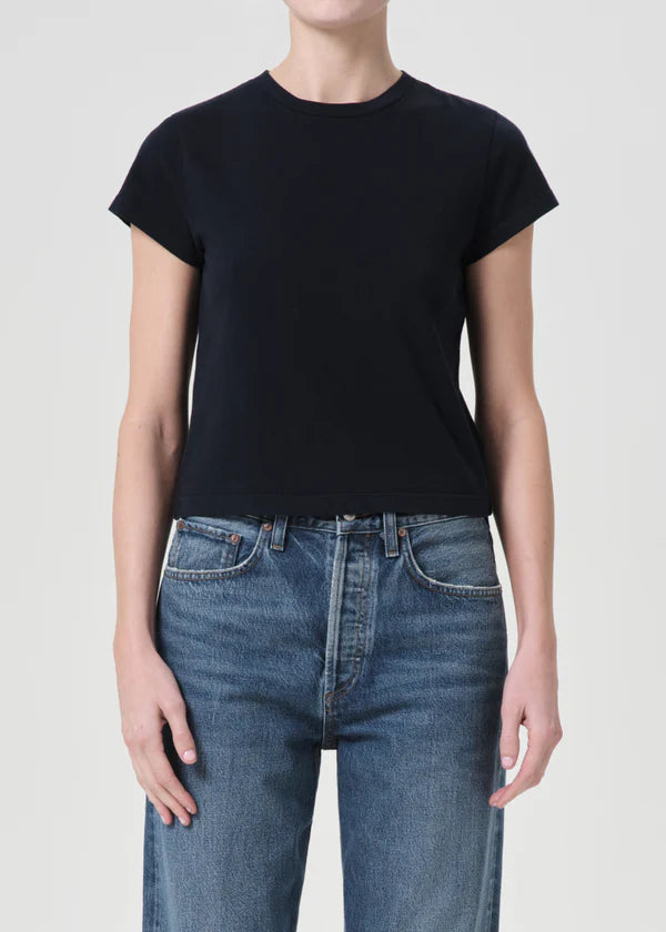Adine Shrunken Tee | Storm