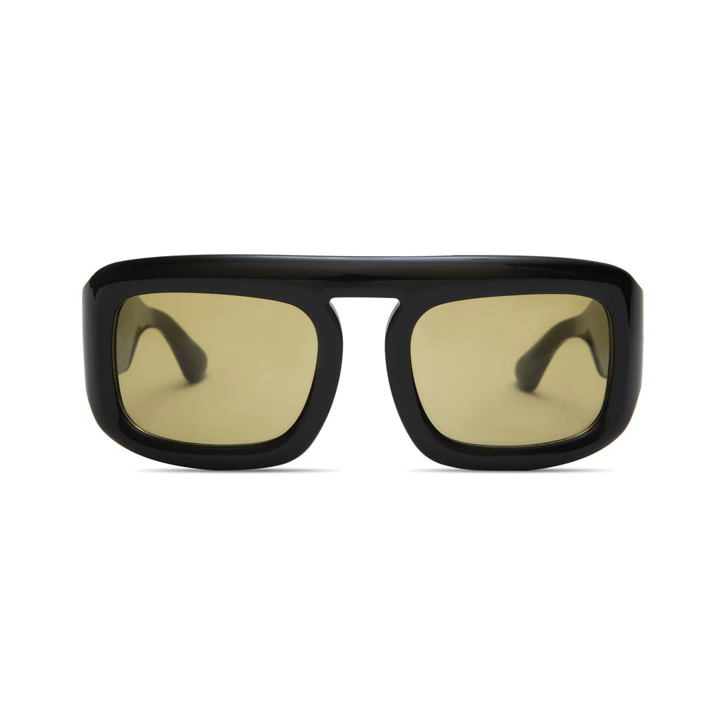 Aries | Gloss Black Olive Green Lens