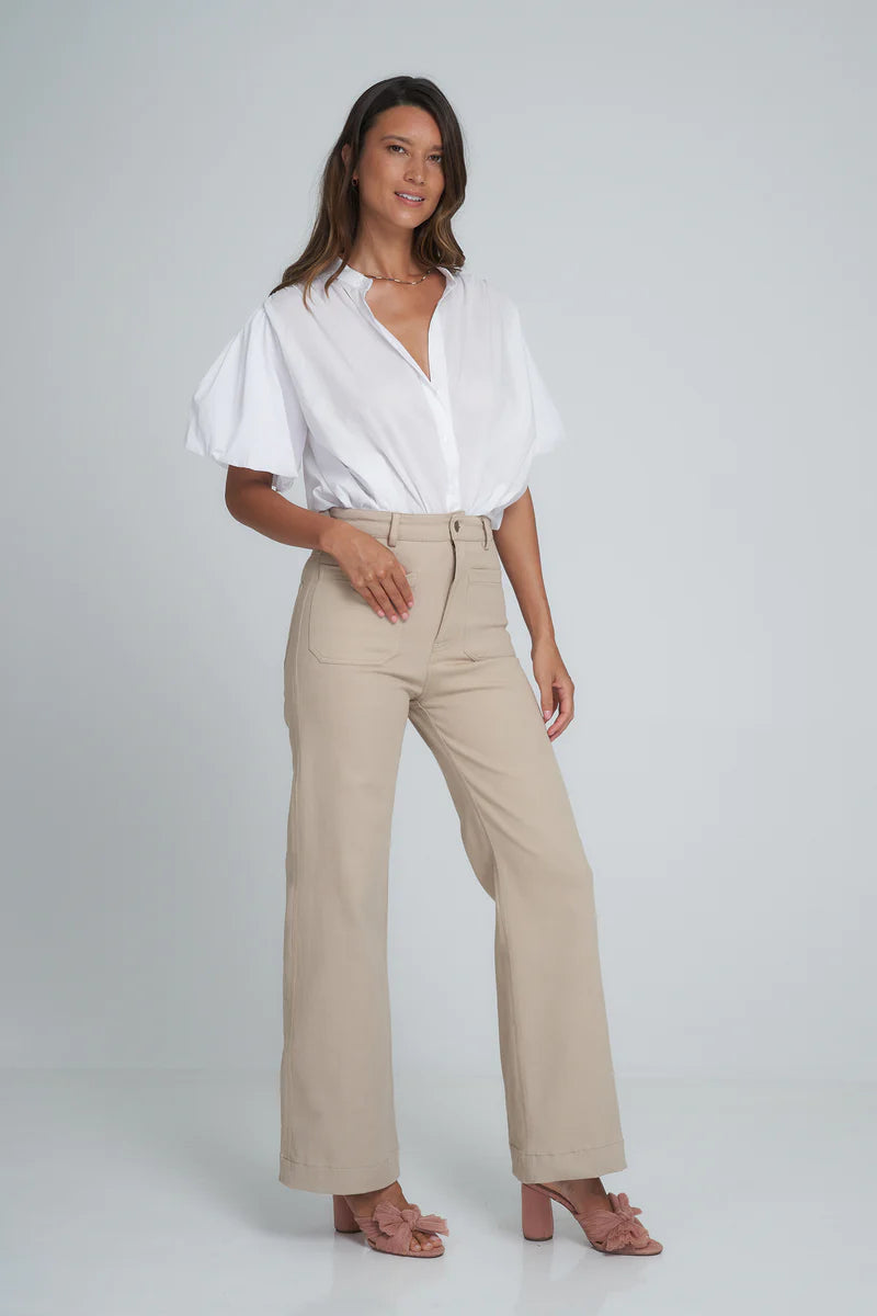 Bess Denim Jean | Dusty Rose