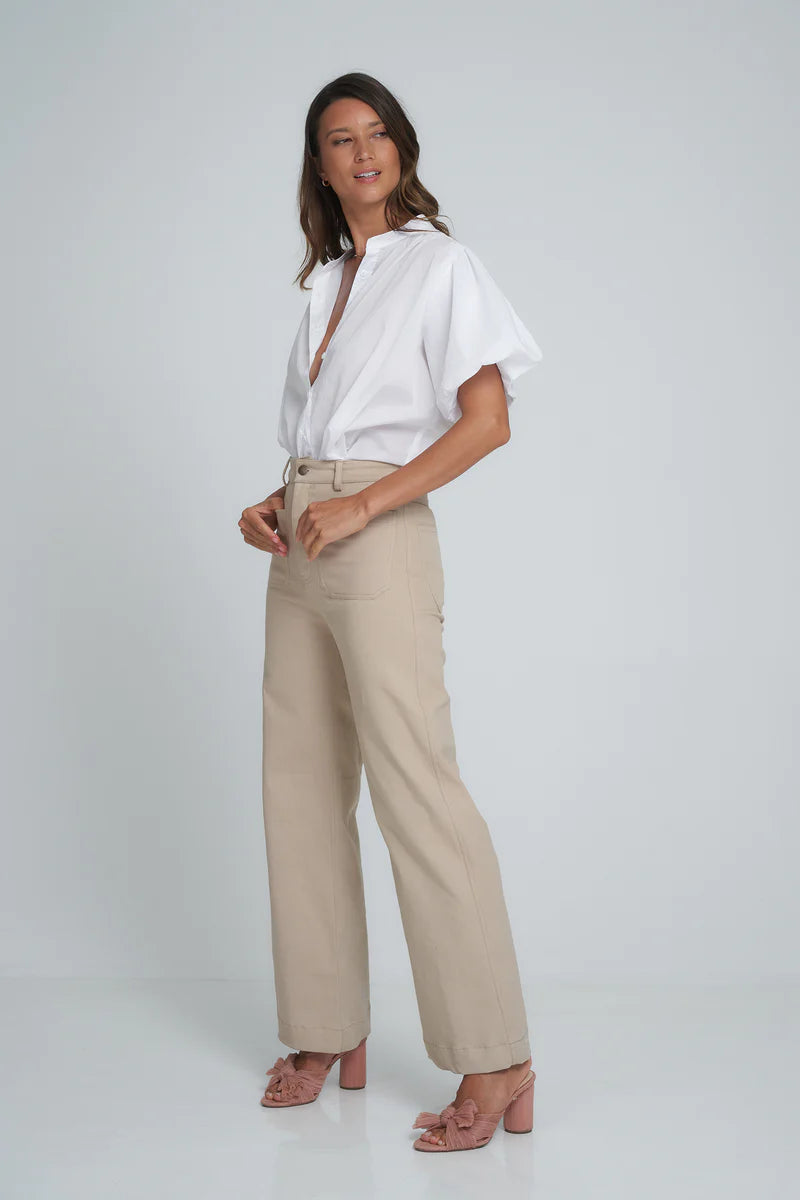 Bess Denim Jean | Dusty Rose