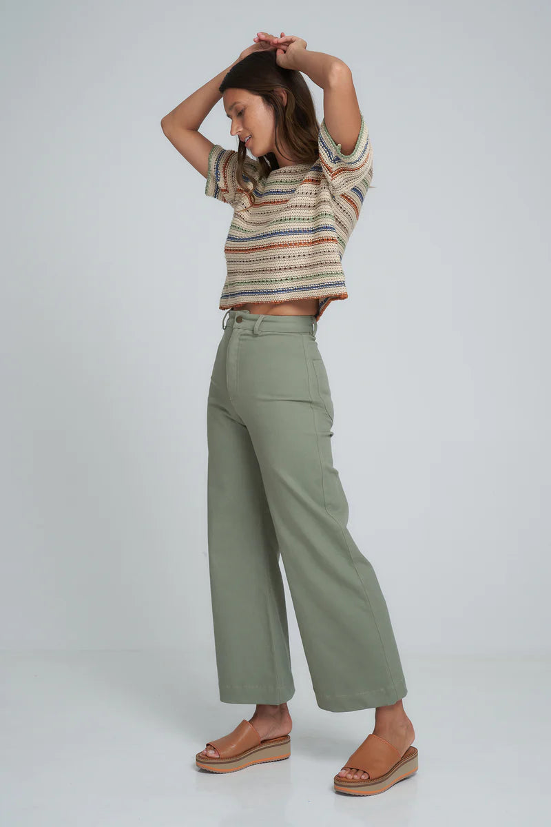 Daylesford Pant l Moss Green