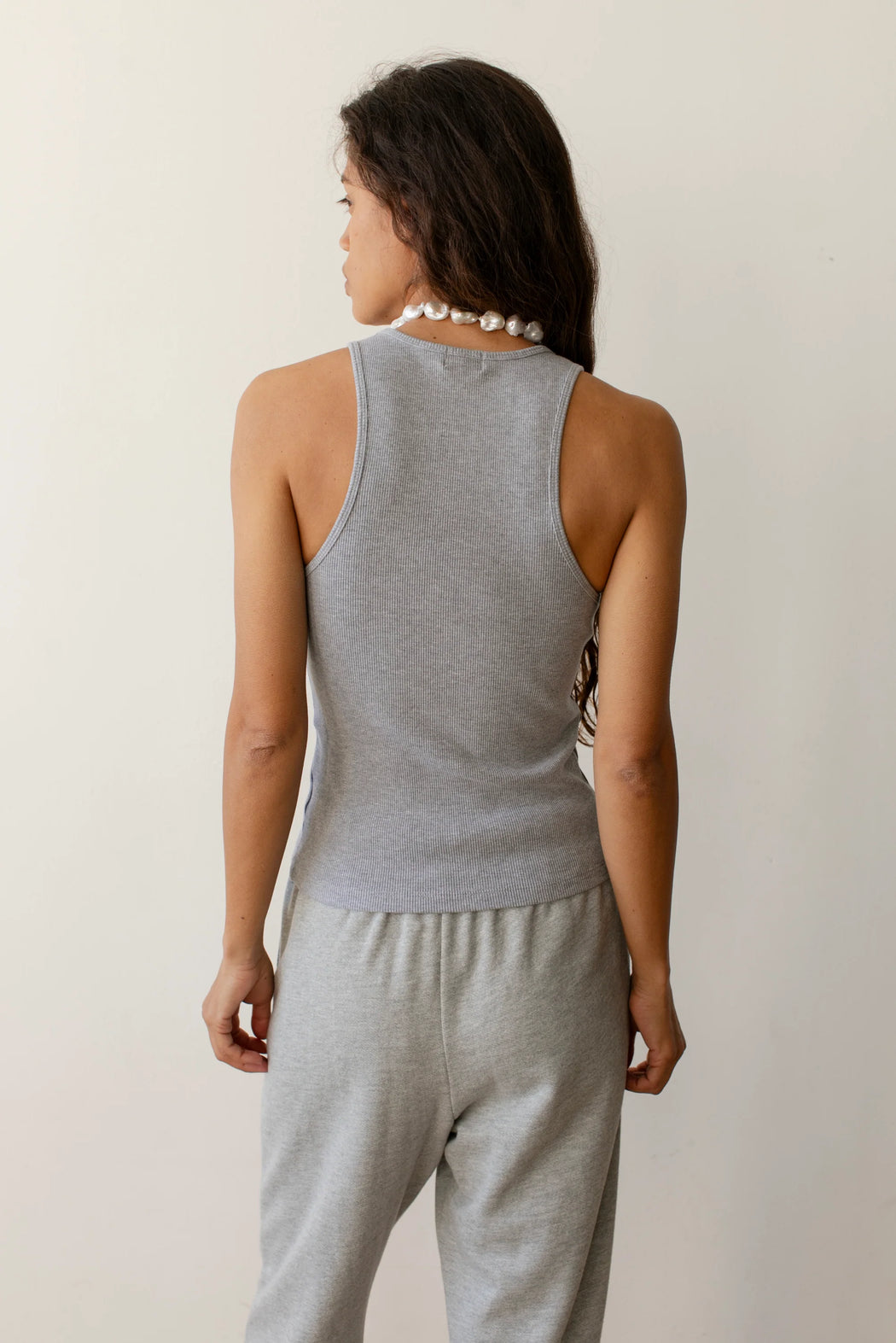 The Rib Tank | Heather Grey