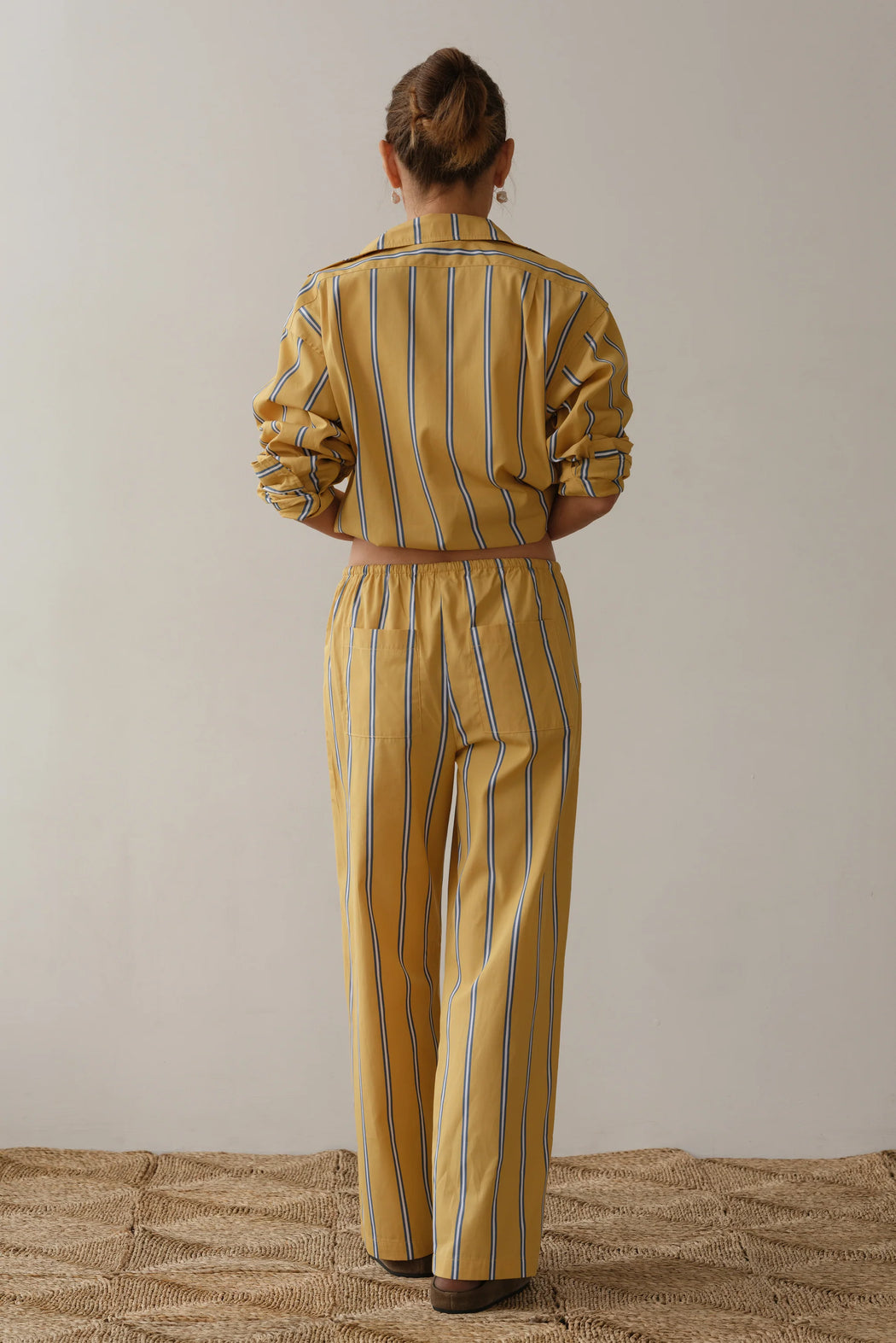 The Stripe Pop Drawstring Pant | Butter