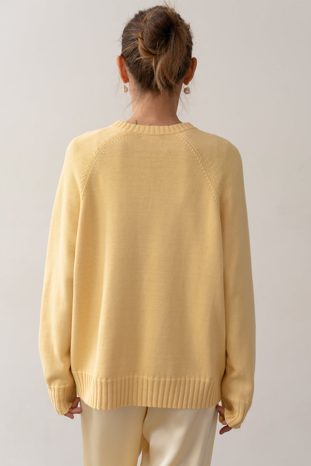 The Cotton V-Neck Sweater | Butter