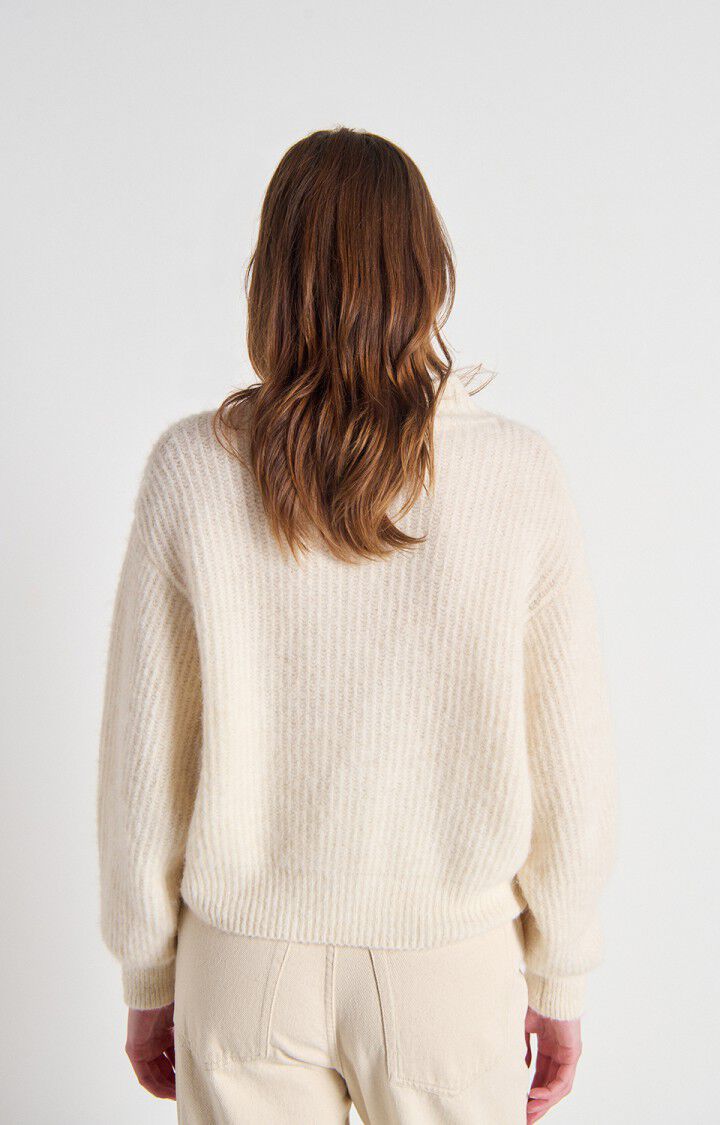 Womens Jumper East | Melange Pearl