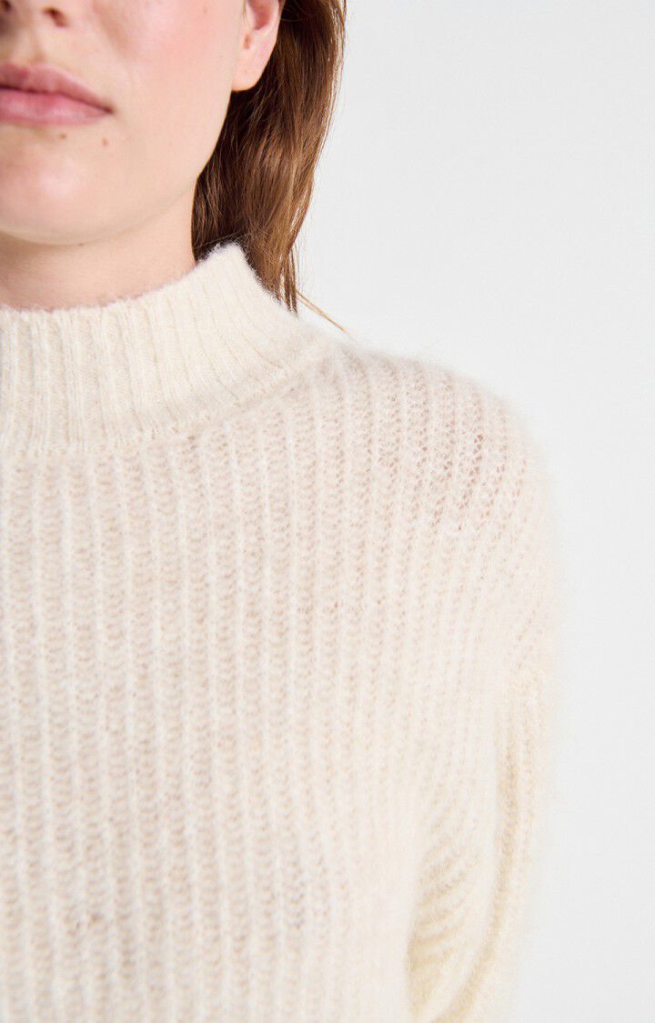 Womens Jumper East | Melange Pearl