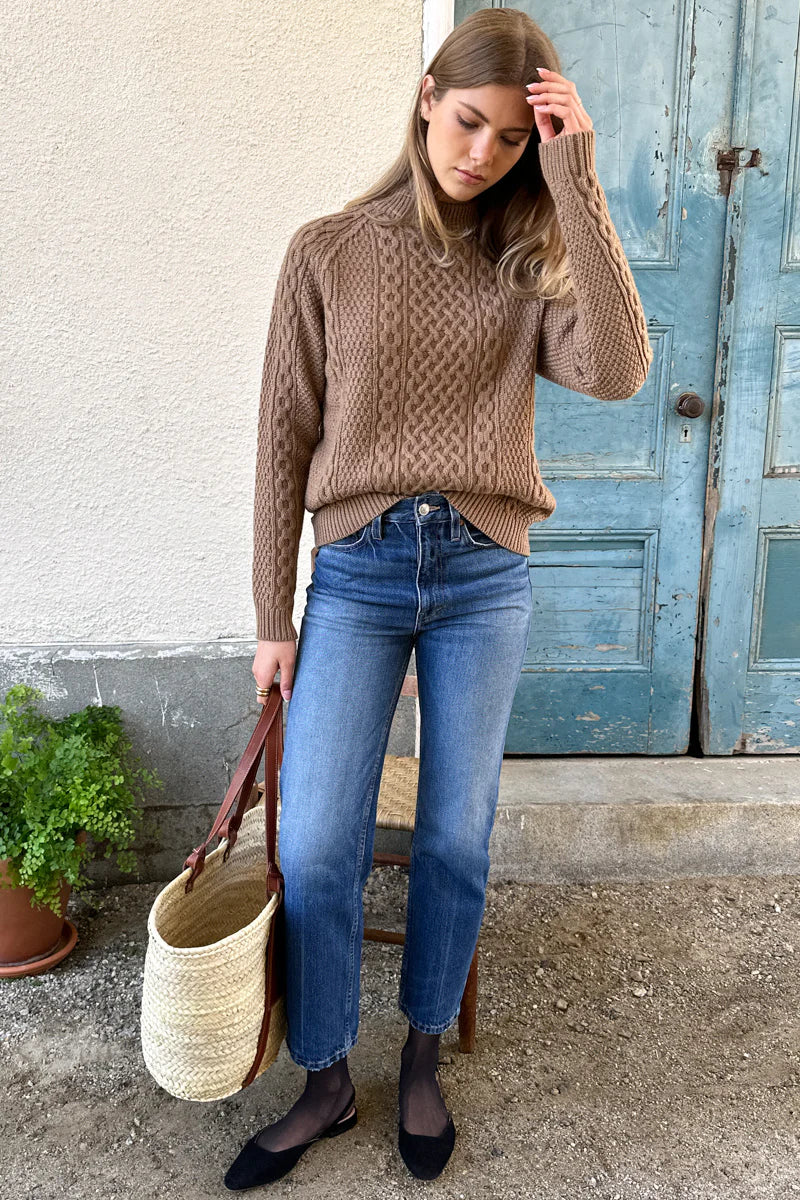 Fisherman Sweater | Camel