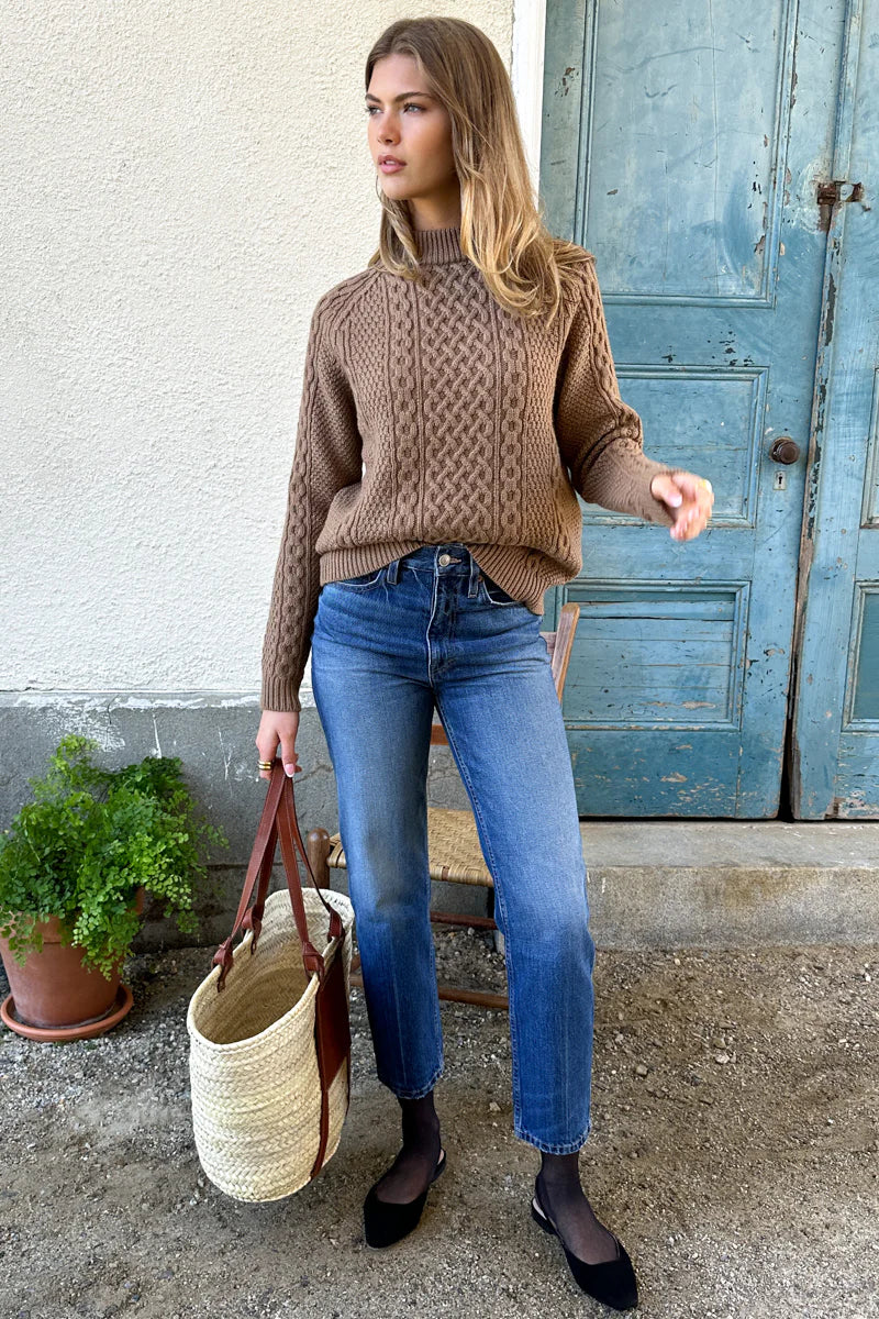 Fisherman Sweater | Camel