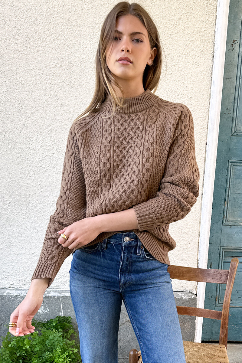 Fisherman Sweater | Camel