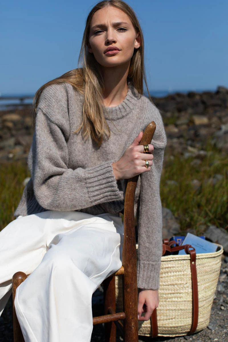 Atelier Crop Chino | Natural