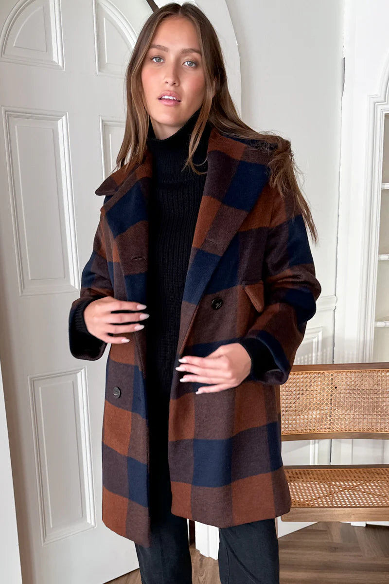 Thomas Coat | Plaid Wool