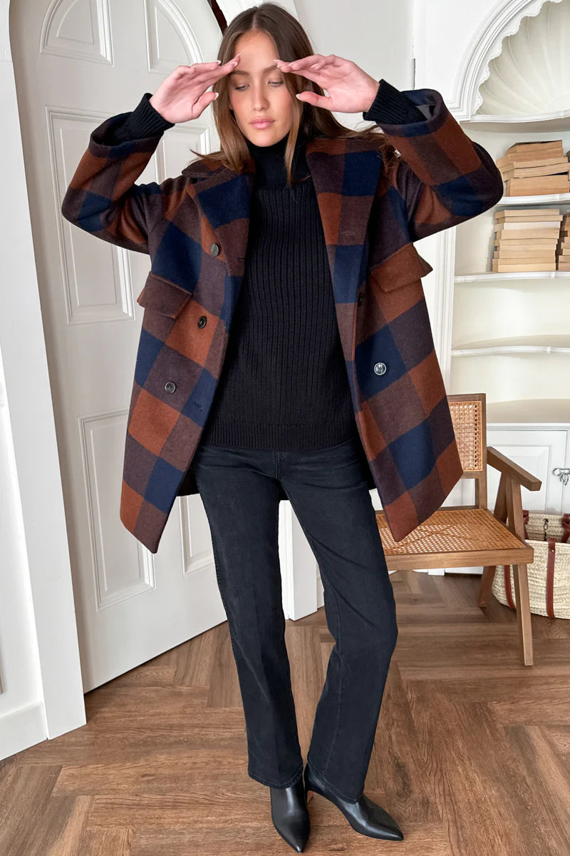 Thomas Coat | Plaid Wool