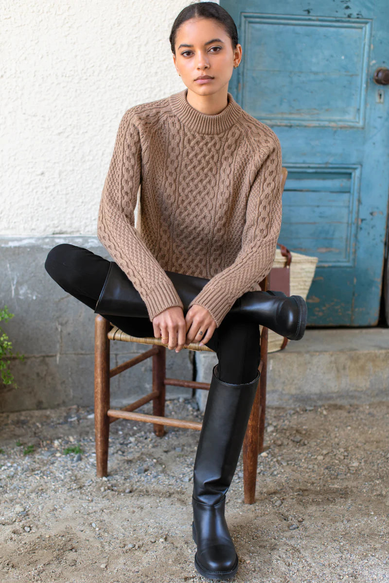 Fisherman Sweater | Camel