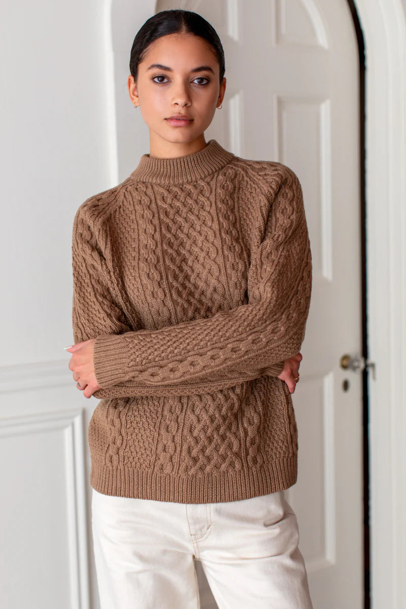 Fisherman Sweater | Camel