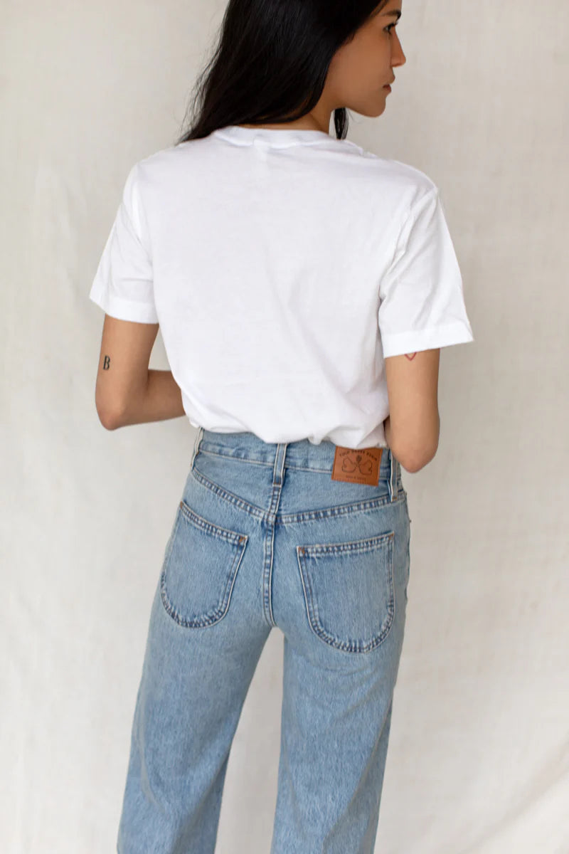 Perfect Wide Leg l Washed Indigo 2