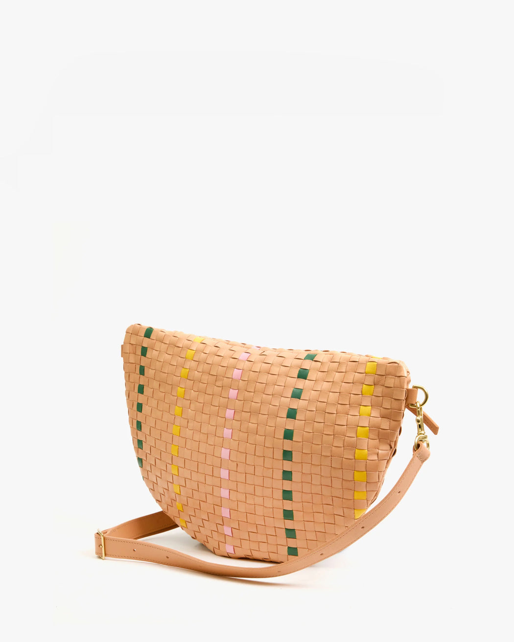 Grande Fanny | Bisque Woven Checker w/Stripe