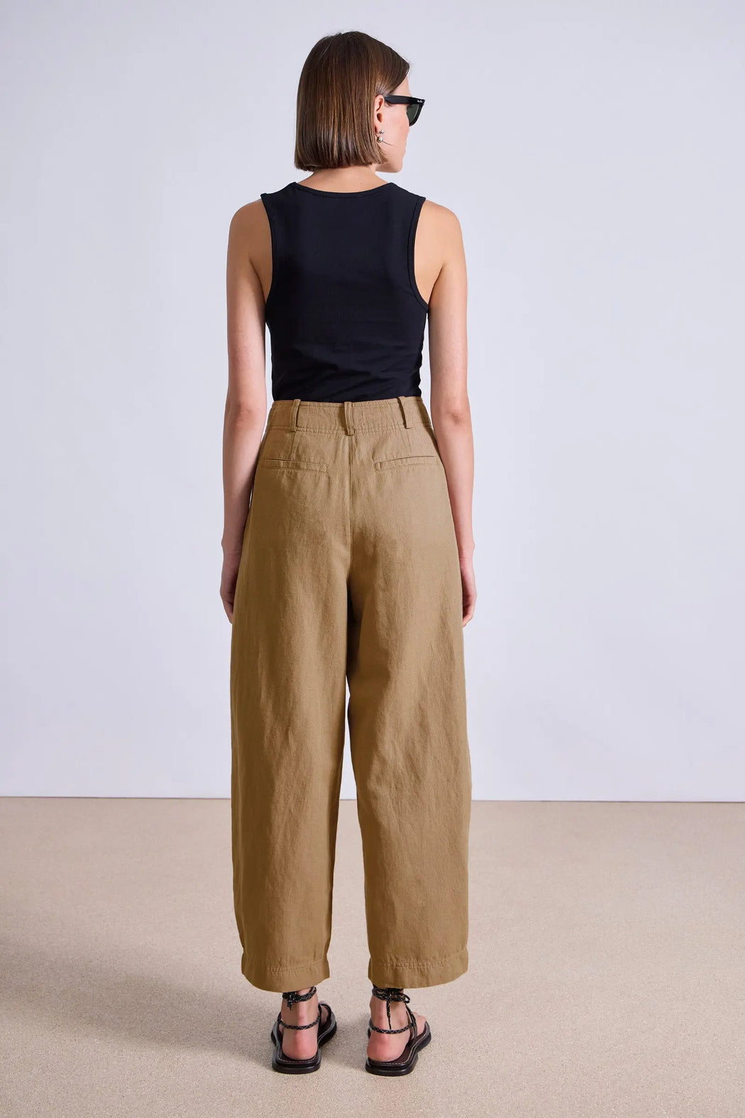 Bari Crop Trouser | Oak