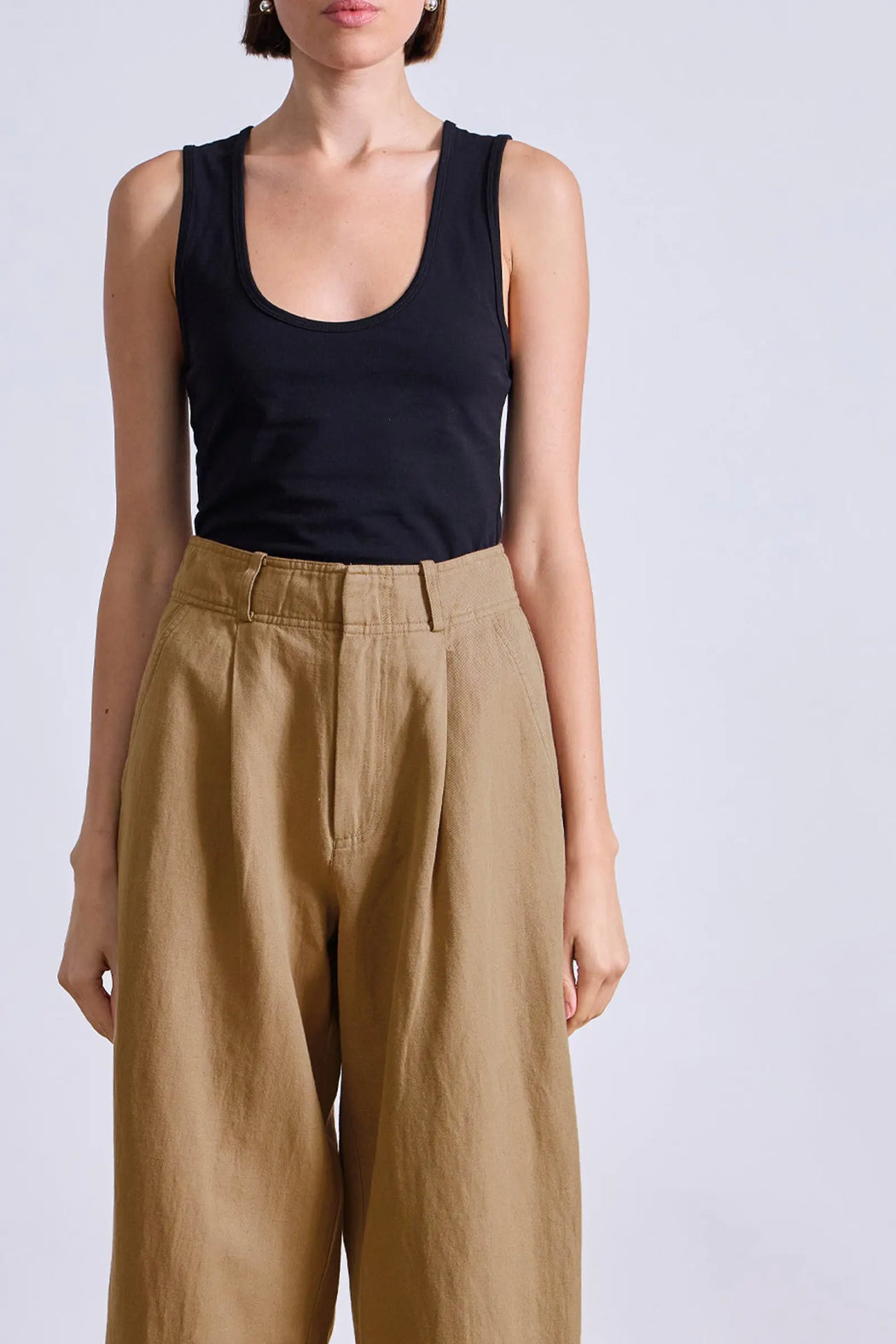 Bari Crop Trouser | Oak