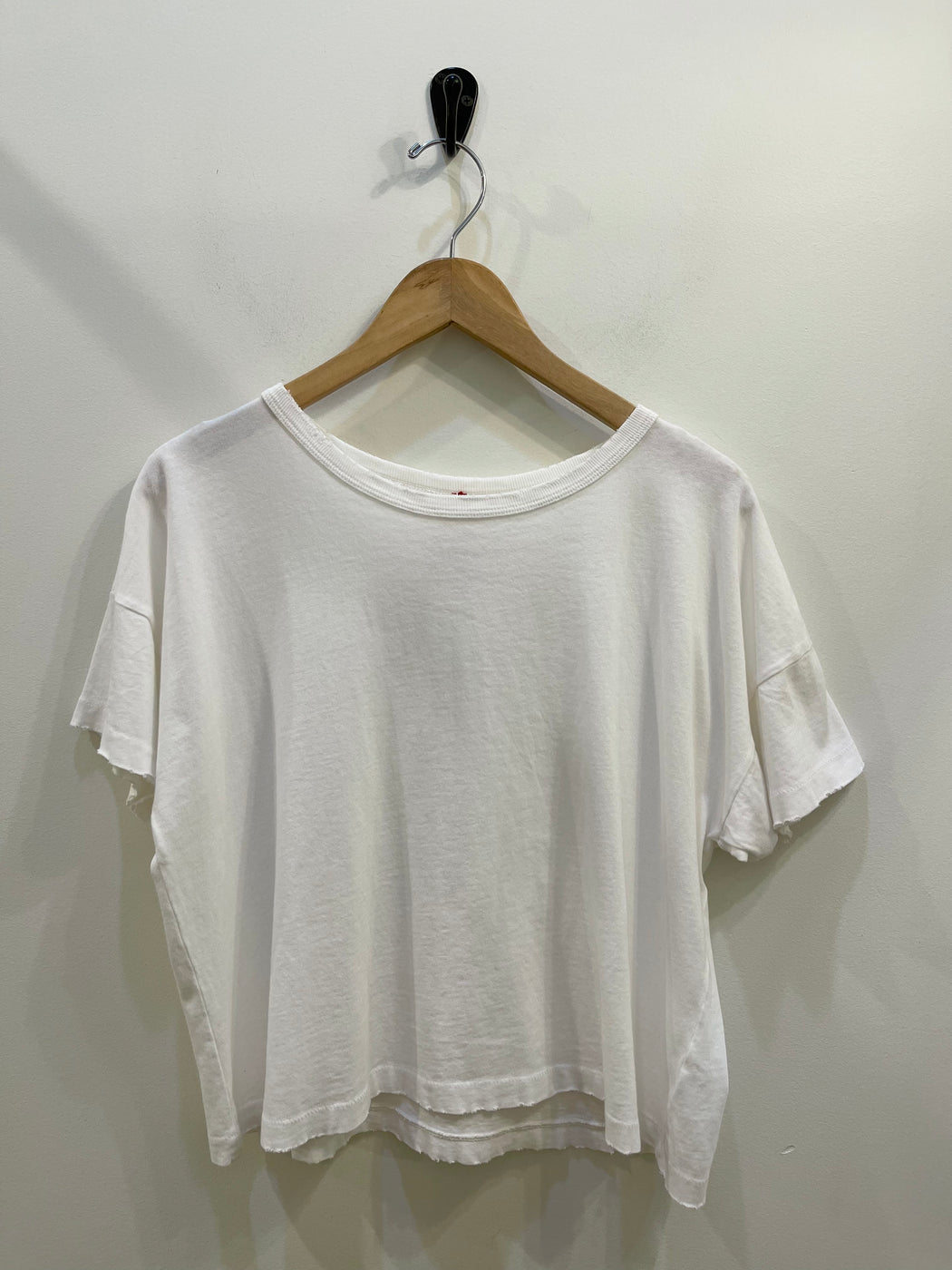 Vintage Fille Tee | Clean White