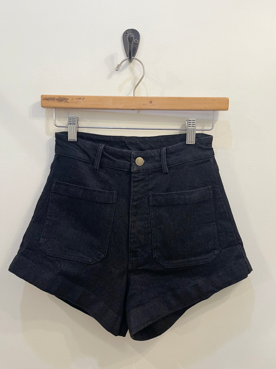 Molly Denim Short | Faded Black