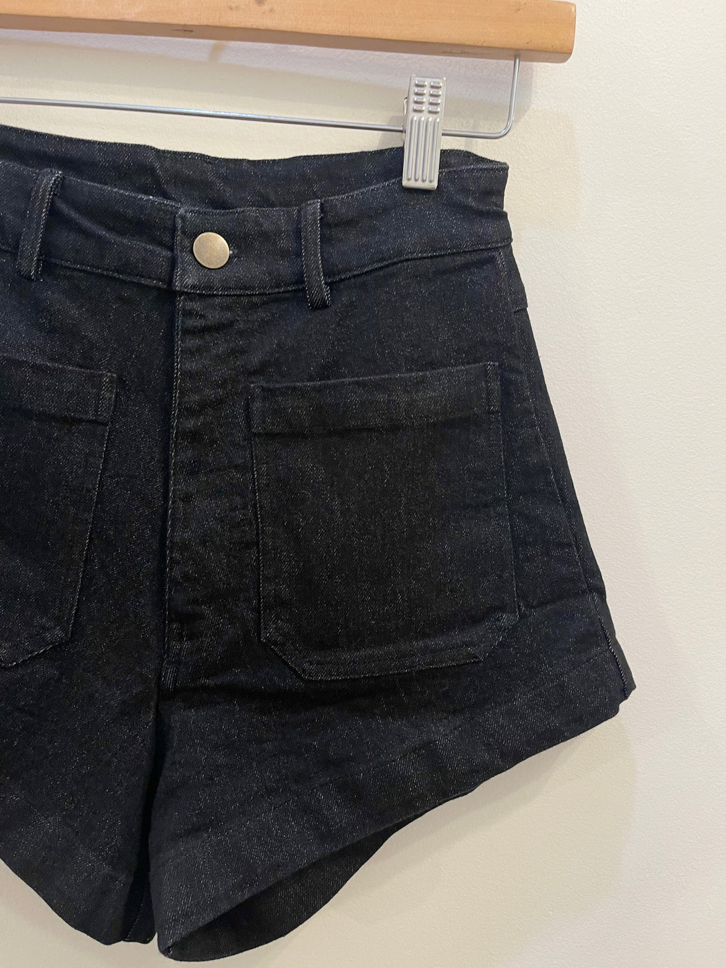 Molly Denim Short | Faded Black