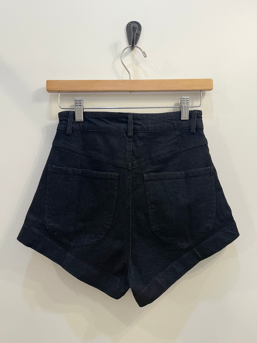 Molly Denim Short | Faded Black
