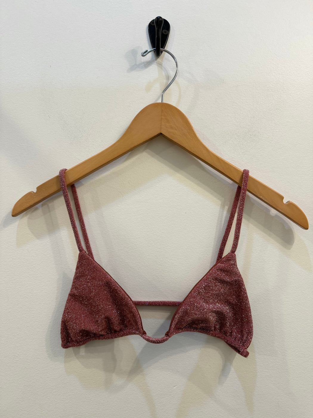 Tangiers Bikini Top | Clay Shimmer