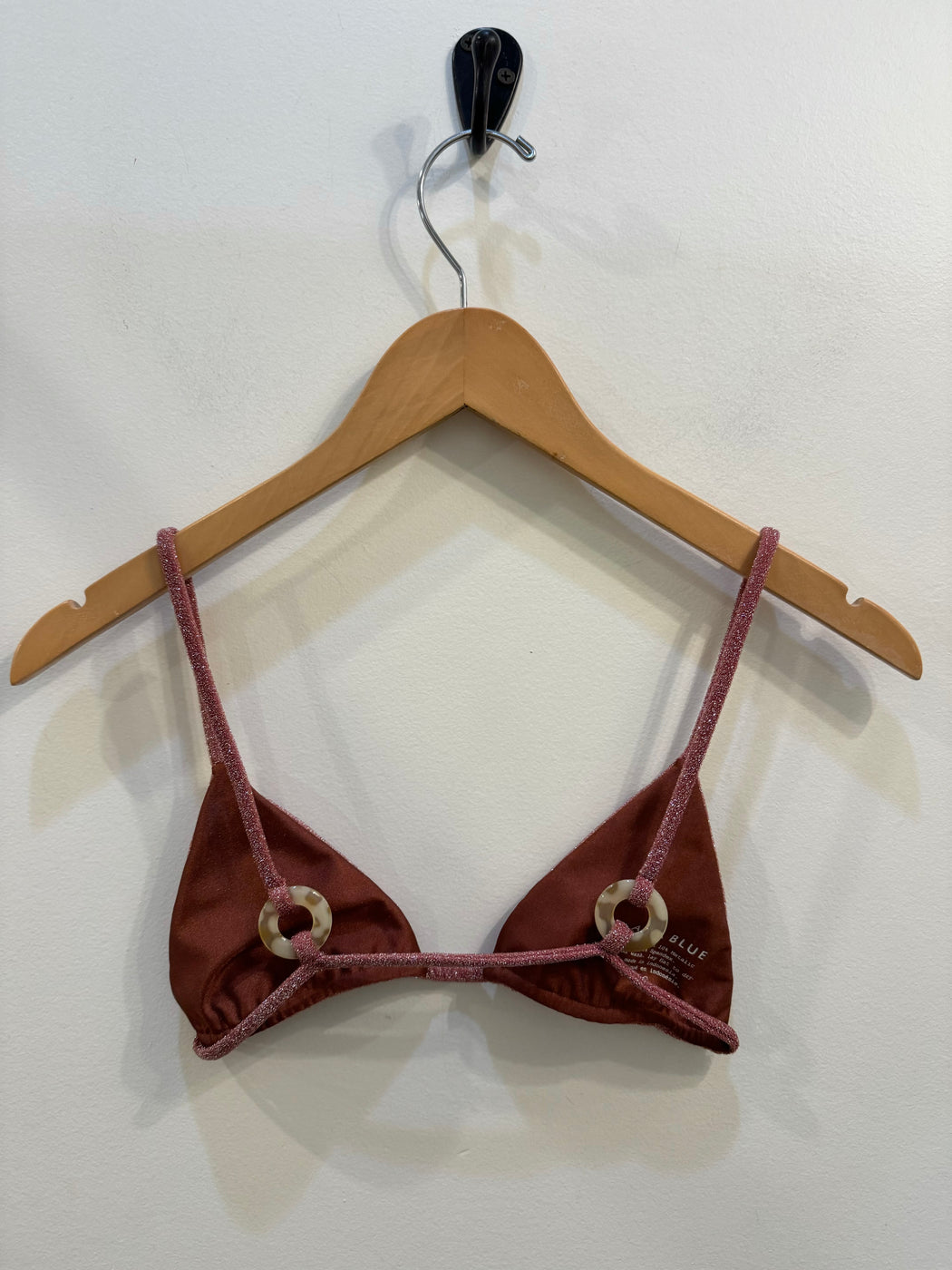 Tangiers Bikini Top | Clay Shimmer