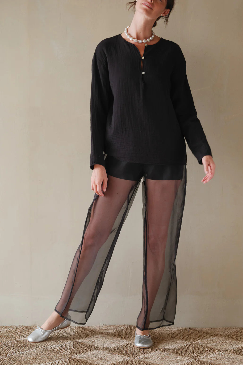 Organza Simple Pant