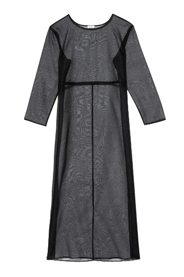 Organza Long Sleeve Dress