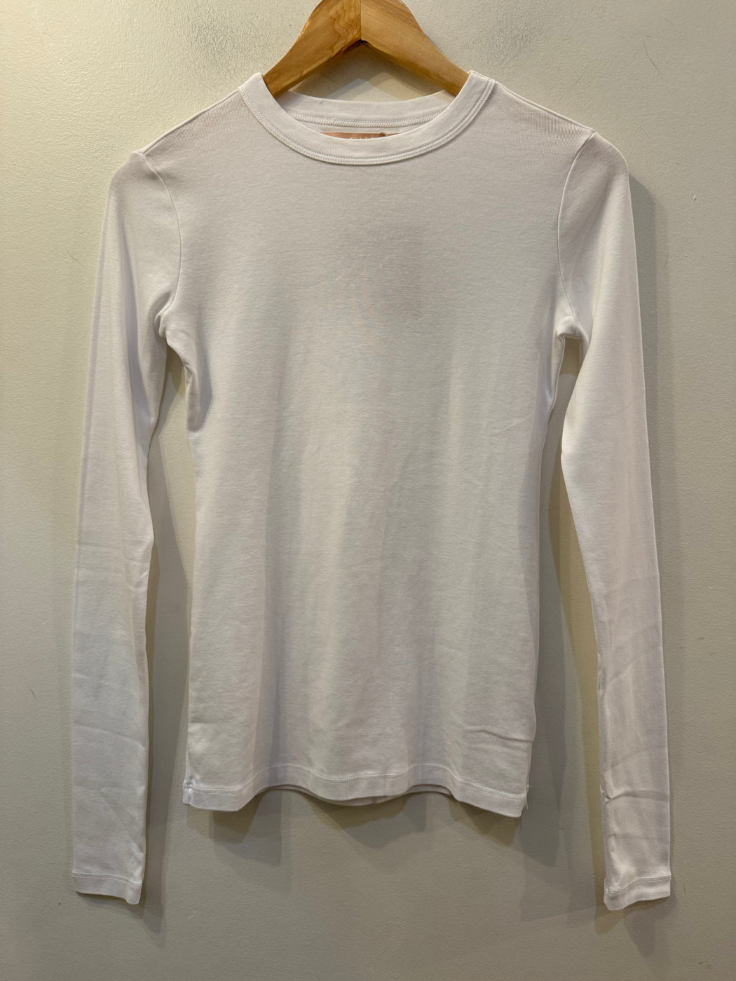 Longsleeve Crew Tee | White