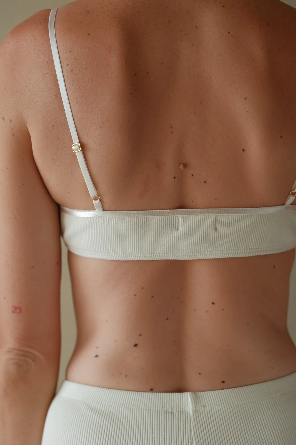 Rib Bralette l Cream
