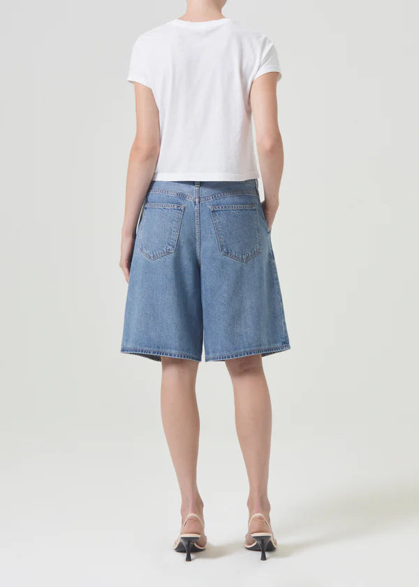 Adine Shrunken Tee | White