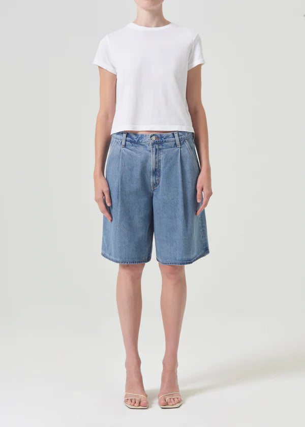 Adine Shrunken Tee | White