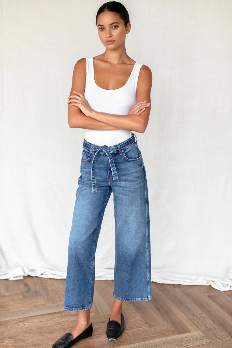 Thrifted Gem Ankle | Vintage Blue
