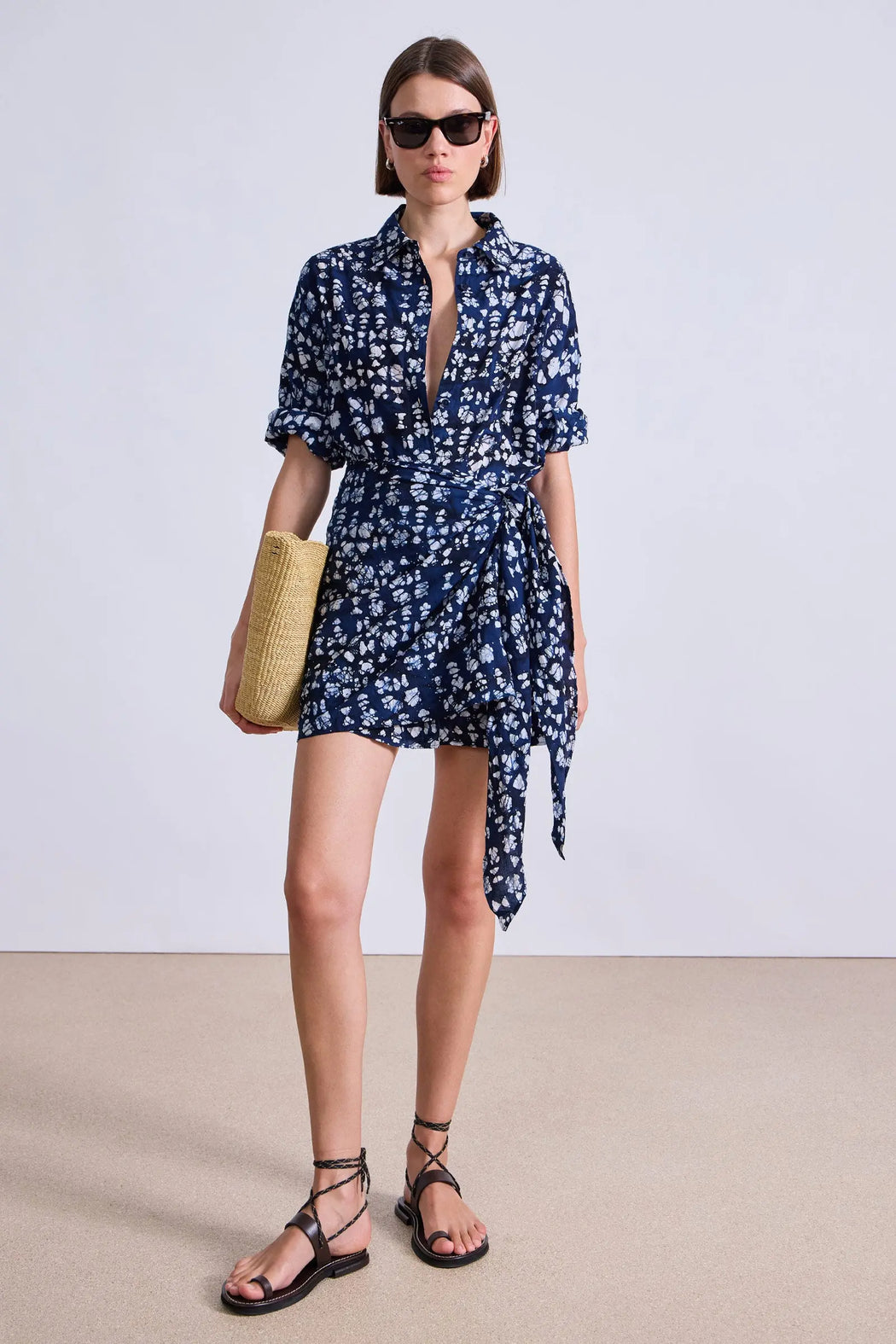 Alessandra Mini | Batik Geo Indigo