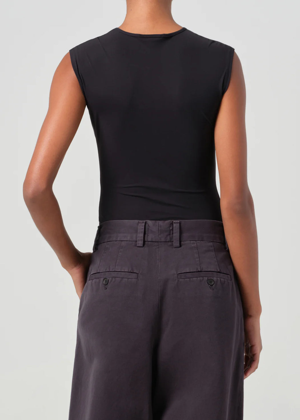 Aura Sleeveless Bodysuit | Black