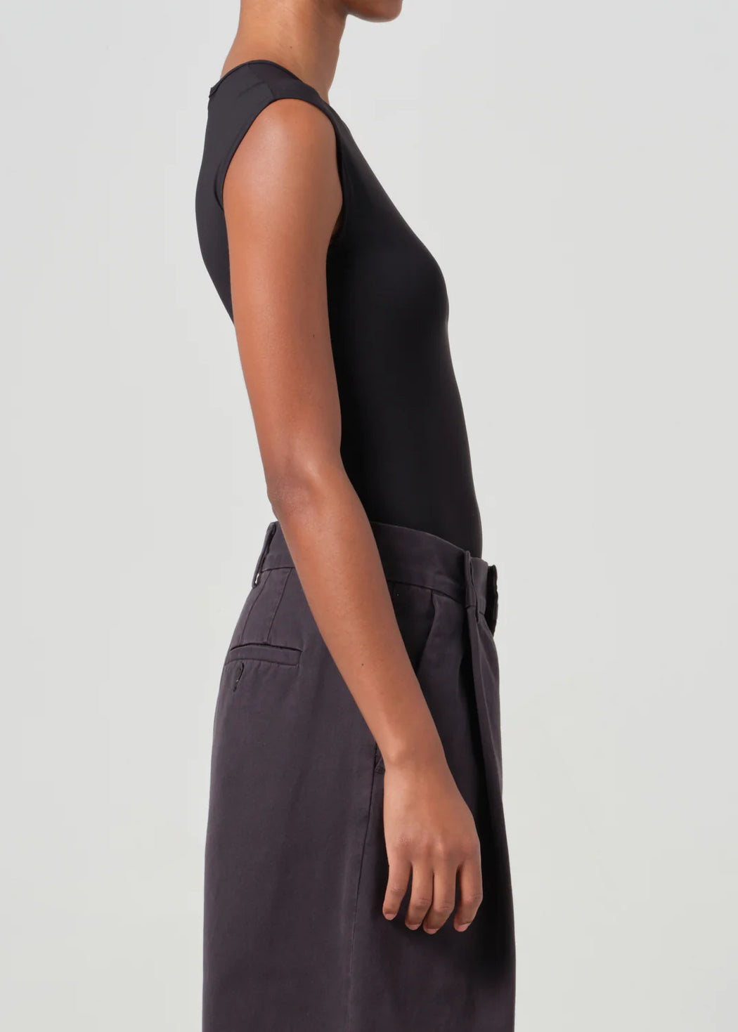Aura Sleeveless Bodysuit | Black