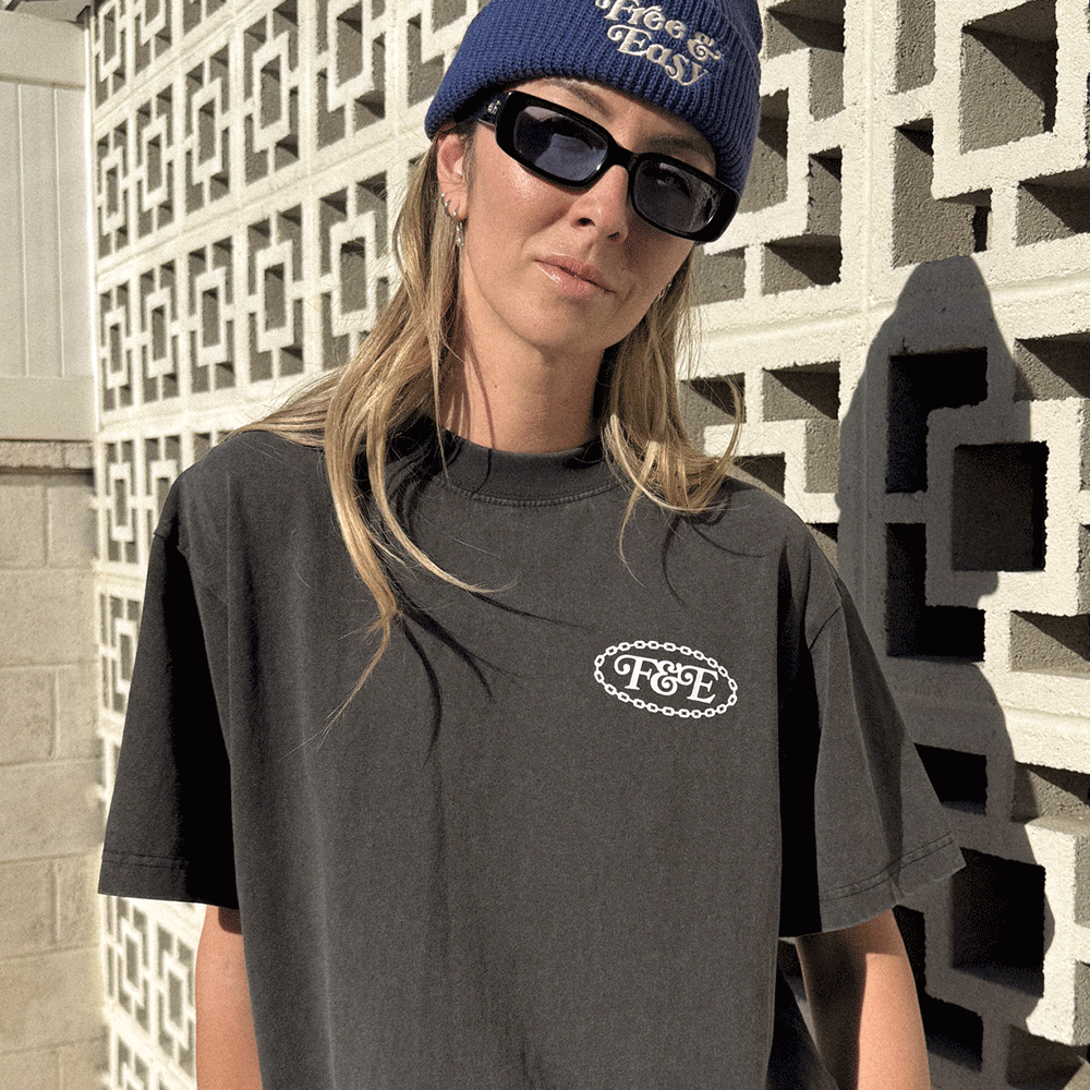 Chain Premium Tee | Navy