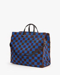 Summer Simple Tote | Deep Blue / Chocolate