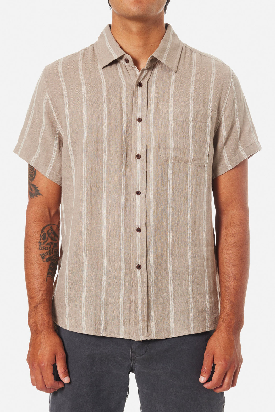 Alan Shirt l Vintage Khaki