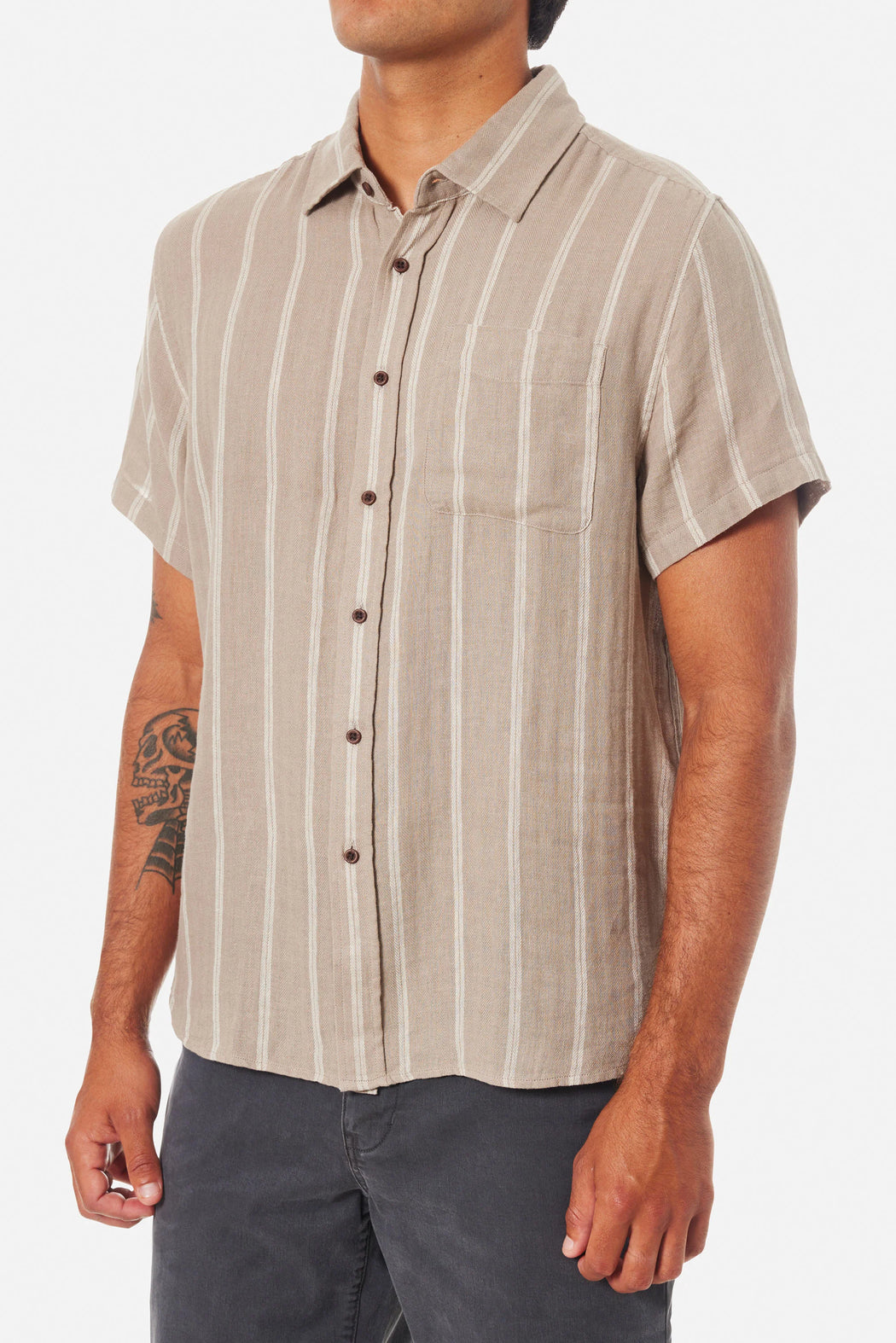 Alan Shirt l Vintage Khaki