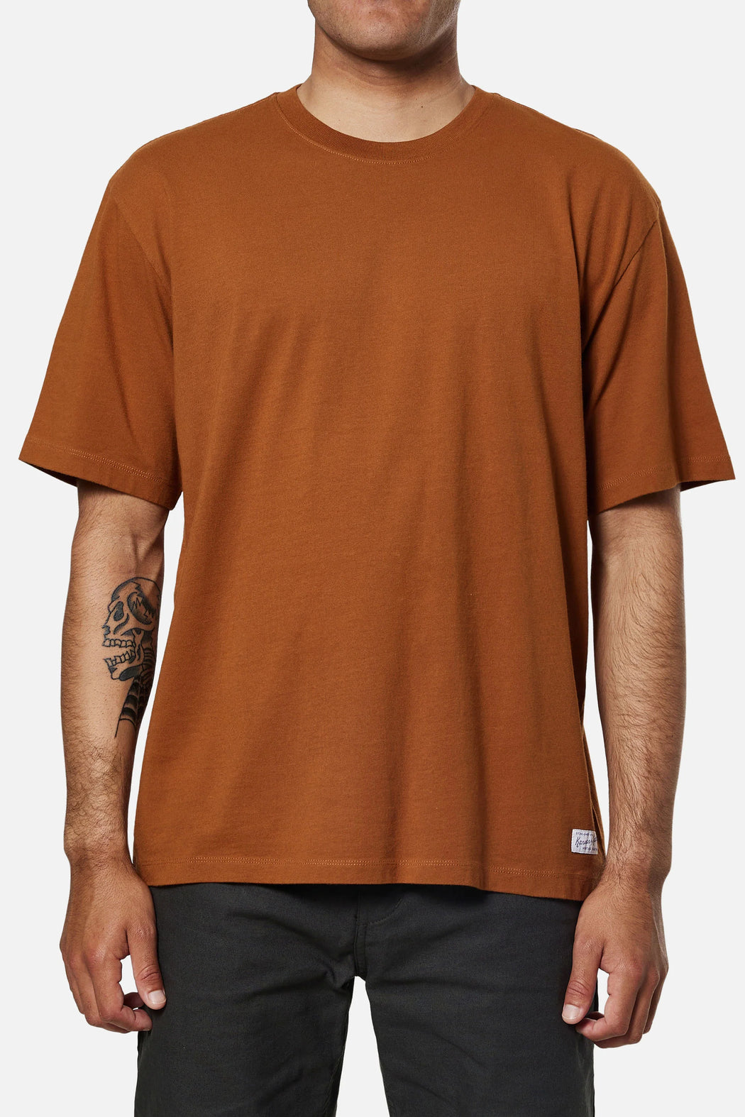 Box Fit Heritage Tee | Caramel