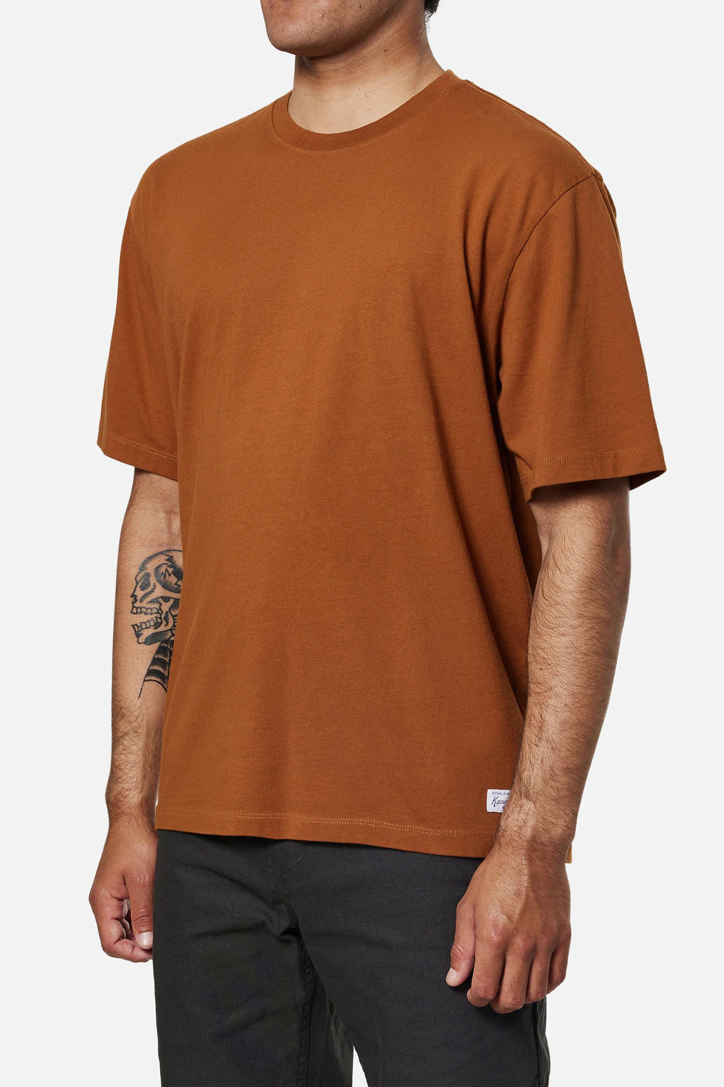Box Fit Heritage Tee | Caramel