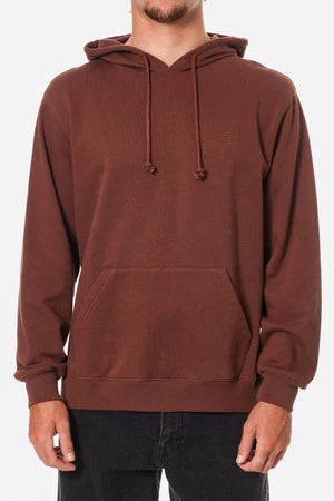 Emb Hoodie | Mahogany