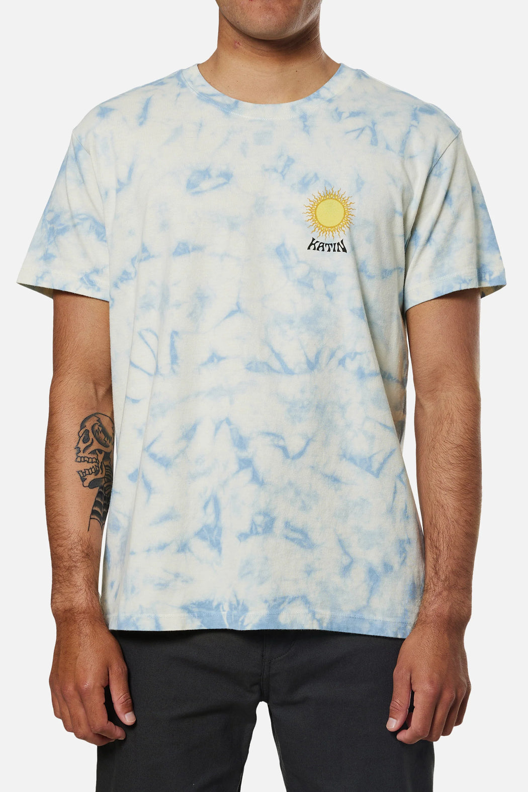 Transcend Tee | Spring Blue Tie Dye